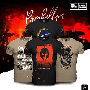 Kit 4 Camisetas Masculinas Parabellum Team Six