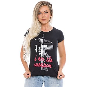 Camiseta Baby Look Feminina I Am The Tool Team Six Brasil