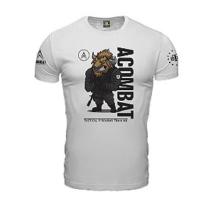 Camiseta Masculina Bufalo mascote andrade ACOMBAT Colab Team Six Brasil