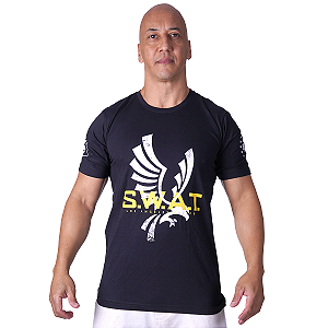 Camiseta Masculina SWAT even cops dial 911 secret box team six