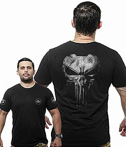 Camiseta Masculina Wide Back Punisher Plate Team Six Brasil