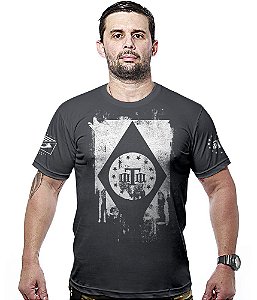 Camiseta Masculina Concept Line Tactical Flag Brasil Team Six Brasil