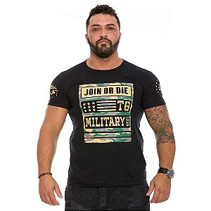 Camiseta Masculina Concept Line Camu Join Or Die Team Six Brasil