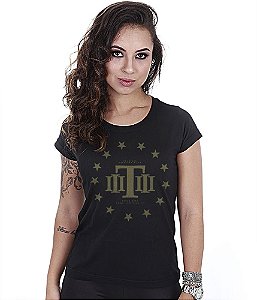 Camiseta Baby Look Feminina Concept Line Tactical Flag Brasil