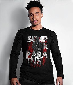 Camiseta Manga Longa Semper Paratus Masculina