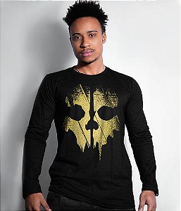 Camiseta Manga Longa GHOSTS Gold Line Masculina