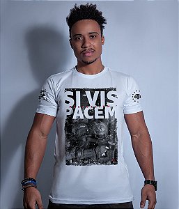 Camiseta Masculina Squad T6 GUFZ6 Si Vis Pacem Para Bellum Soldier Team Six Brasil