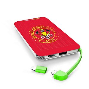 Carregador Portátil Power Bank Parabellum Bombeiro Civil