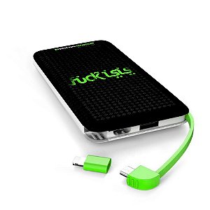 Carregador Portátil Power Bank Parabellum Fuck Isis Team Six Brasil