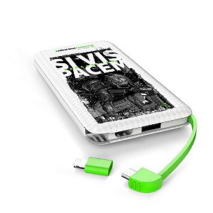 Carregador Portátil Power Bank Parabellum GUFZ6 White Si Vis Pacem Team Six Brasil