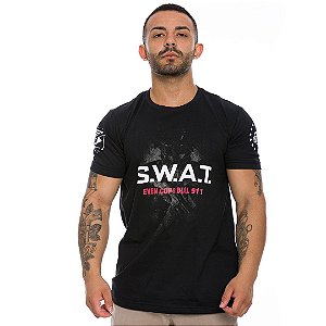 Camiseta Masculina SWAT Forças Especiais EUA