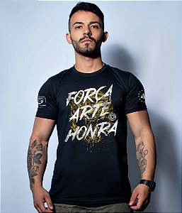 Camiseta Masculina Squad T6 Camacho Força Arte Honra