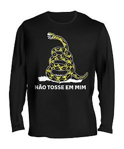 Camiseta Manga Longa Tactical Fritz Não Tosse Em Mim Masculina