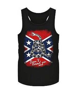 Camiseta Regata Militar Instrutor Fritz Don't Tread On Me Flag