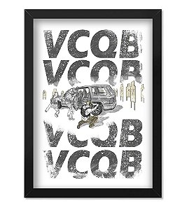 Poster com Moldura Tactical Fritz VCQB