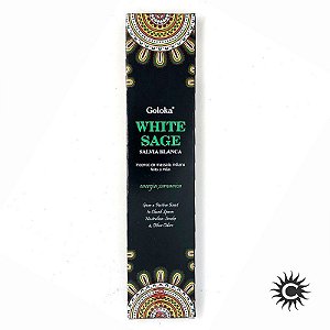 Incenso - Goloka - White Sage - Sálvia Branca