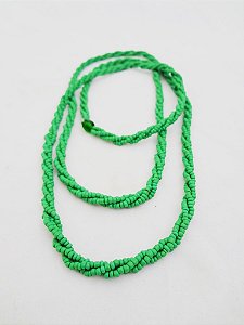 Guia - Missanguinha Verde Opaca 3 Fios