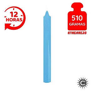 Vela - 12 Horas - Azul Claro (4 Velas)