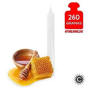 Vela Palito 260g Especial Mel Branca