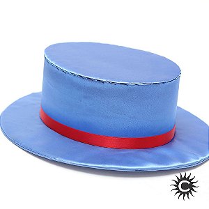 Cartola - Luxo - Baixa - Veludo - Azul