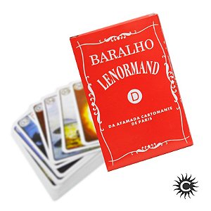 Baralho Tarô Cigana da Sorte Marselha Lenormand 36 cartas