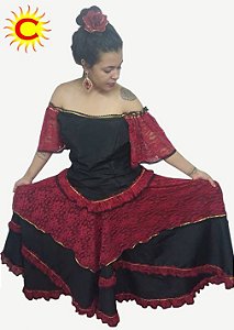 Roupa Luxo - Conjunto - Pomba Gira