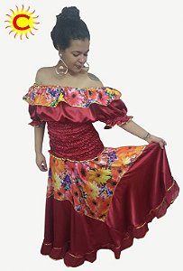 Roupa Luxo - Conjunto Cigana- Margarida