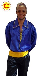 Roupa Luxo - Conjunto - Cigano Azul E Preto