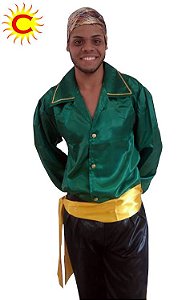 Roupa Luxo - Conjunto - Cigano Verde E Preto