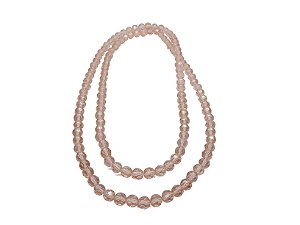 Guia - Cristal Rosa 8mm
