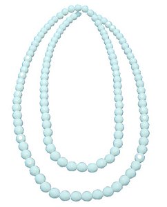 Guia - Porcelana Azul Claro 8mm