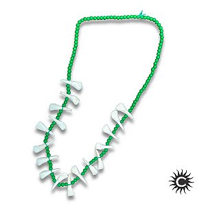 Guia - Especial - Oxóssi - Verde com dentes