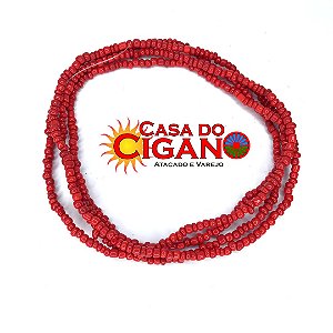 Guia de Miçanga - Vermelha - 1,50cm