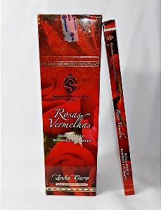 Incenso - Com 8 varetas - Rosa Vermelha