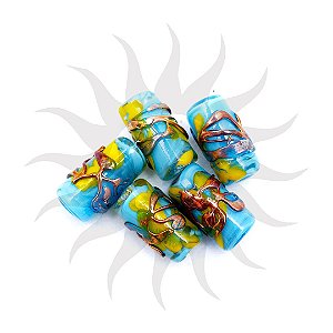 Firma - Azul E Amarela Com Cobre Unidade