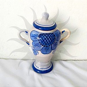 Quartilhão Decorada Azul  Escuro