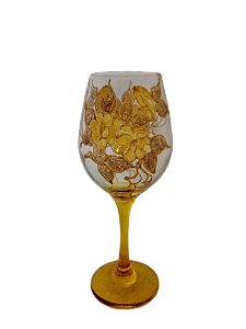 Taça Luxo - Vinho - Amarela