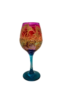 Taça Luxo - Vinho - Colorida