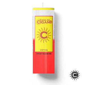 Vela 7 Dias Branca e Vermelha 260g - Casa do Cigano