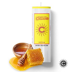 Vela - 7 Dias - 50mm x Especial - Mel - Branca MCX 3549