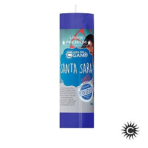 Vela 7 Dias Santa Sara essência e patuá - Linha Premium - Casa do Cigano