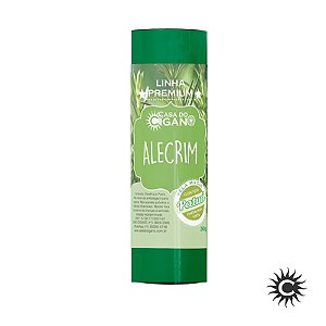 Vela 7 Dias Alecrim com essência e patuá - Linha Premium -Casa do Cigano