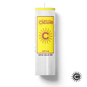 Vela 7 Dias Branca 210g - Casa do Cigano