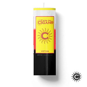 Vela 7 Dias Tricolor 260g - Casa do Cigano