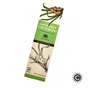 Incenso Natural Nirvana – Capim-Limão e Gengibre