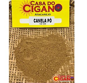 Erva Simples Canela em Pó - Casa do Cigano