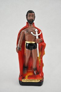 Imagem - Exú Meia Noite - Gesso - 20cm