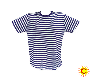 Camiseta Listrada - Malandro - vermelha e branca / azul e branca