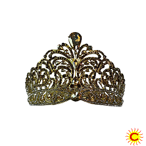 Tiara Coroa – Dourada ou Prateada