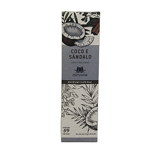 Incenso - Natural Nirvana coco e sandalo